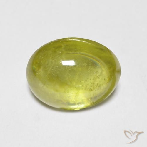 2.64ct 자연스러운 담황색 스피네, 타원형, 투명한