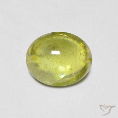 0.98ct 자연스러운 따뜻한 흙빛 녹색 스피네, 타원형, 투명한