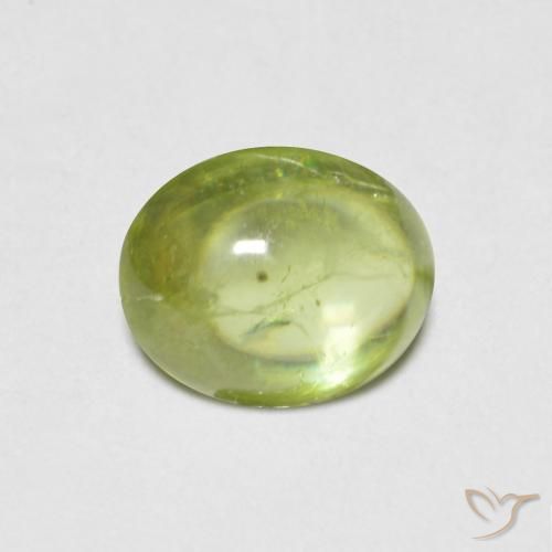 1.12ct 자연스러운 밝은 녹색 스피네, 타원형, 투명한