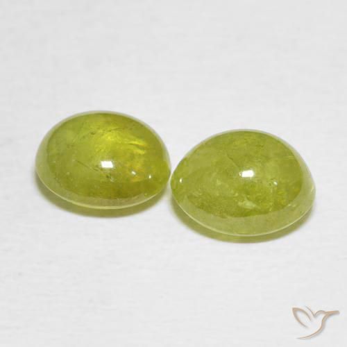 3.74캐럿 천연 Pineapple yellow 스피네 보석, 타원형, 투명한