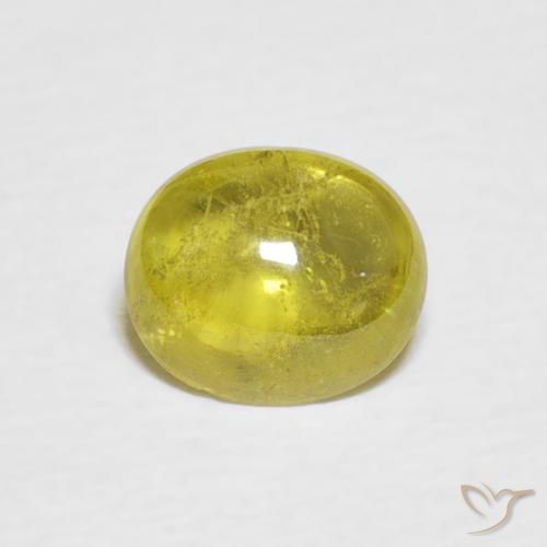 1.04ct 자연스러운 범블비 옐로우 스피네, 타원형, 투명한