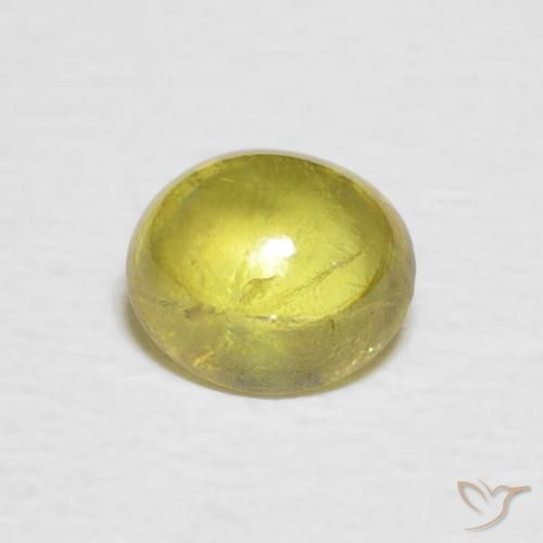 0.81ct 자연스러운 미디엄 옐로우 스피네, 타원형, 투명한