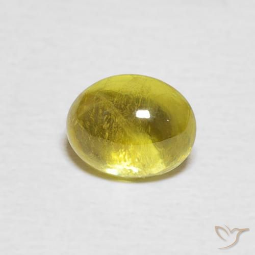 0.96ct 자연스러운 갈황색 스피네, 타원형, 투명한