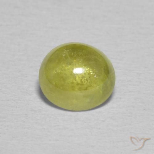 0.92ct 자연스러운 미디엄 옐로우 스피네, 타원형, 투명한
