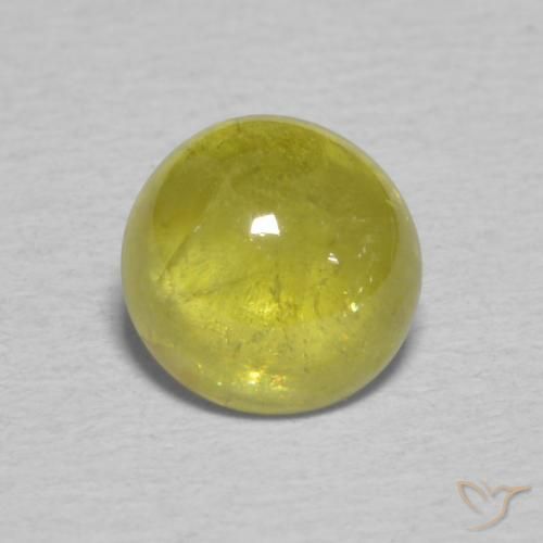 1.41ct 자연스러운 Pineapple yellow 스피네, 타원형, 투명한
