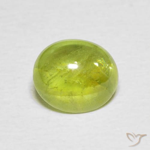 1.90ct 자연스러운 연노랑 스피네, 타원형, 투명한