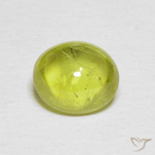 1.63ct 자연스러운 라이트 레몬 옐로우 스피네, 타원형, 투명한