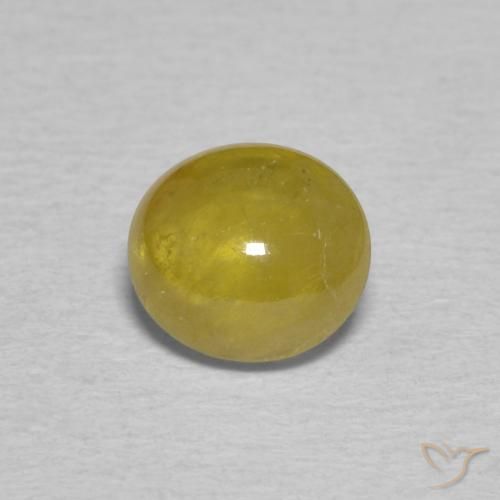 0.99ct 자연스러운 가을 노랑 스피네, 타원형, 투명한