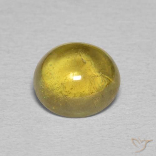 1.82ct 자연스러운 디종 옐로우 스피네, 타원형, 투명한