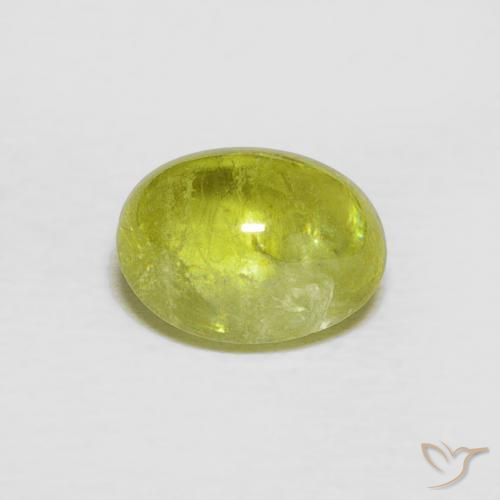 1.59ct 자연스러운 따뜻한 흙빛 녹색 스피네, 타원형, 투명한