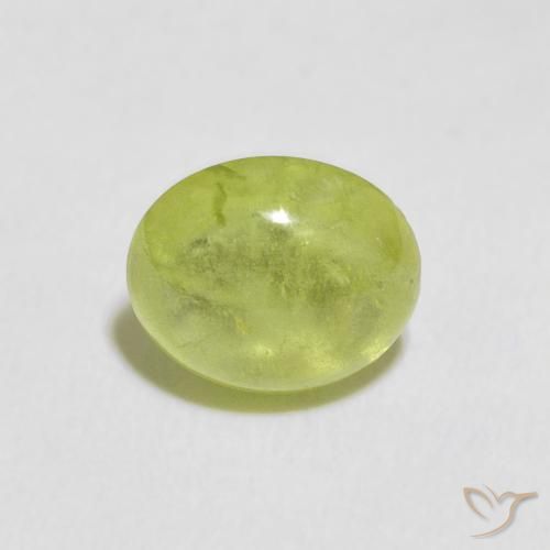 2.45ct 자연스러운 미디엄 그린 스피네, 타원형, 투명한