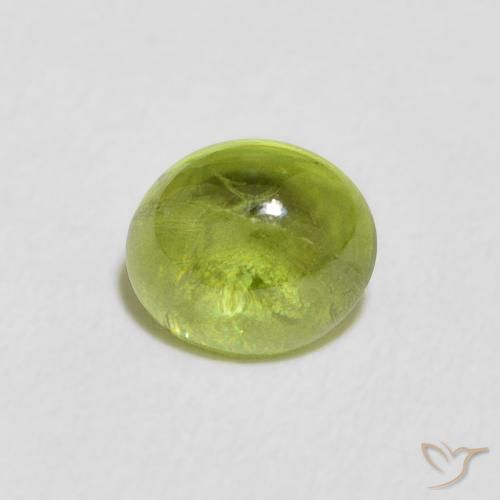 1.23ct 자연스러운 밝은 녹색 스피네, 타원형, 투명한