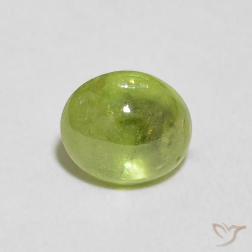 1.55ct 자연스러운 미디엄 그린 스피네, 타원형, 투명한