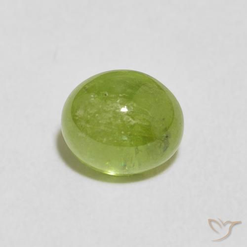 1.75ct 자연스러운 미디엄 그린 스피네, 타원형, 투명한