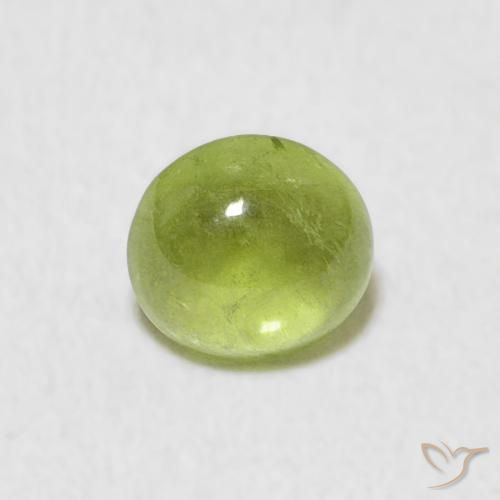 0.69ct 자연스러운 밝은 녹색 스피네, 타원형, 투명한