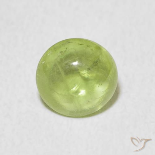1.37ct 자연스러운 연한 초록색 스피네, 타원형, 투명한