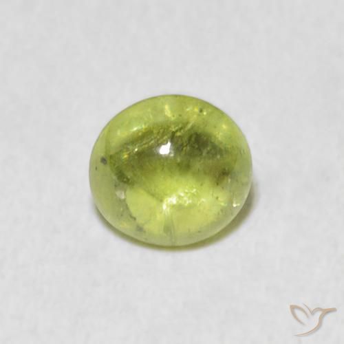 1.38ct 자연스러운 라임 그린 스피네, 타원형, 투명한