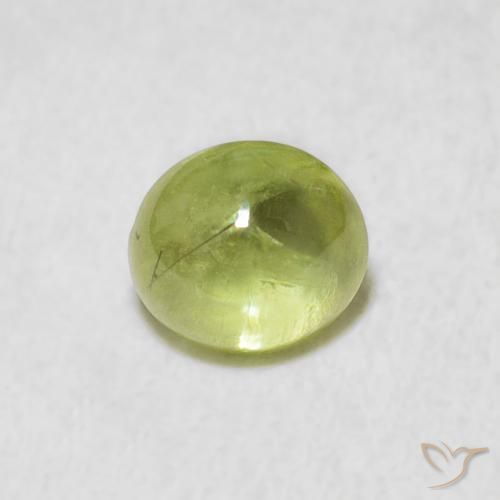 1.42ct 자연스러운 라임 그린 스피네, 타원형, 투명한