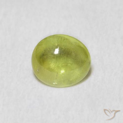 1.00ct 자연스러운 라임 그린 스피네, 타원형, 투명한