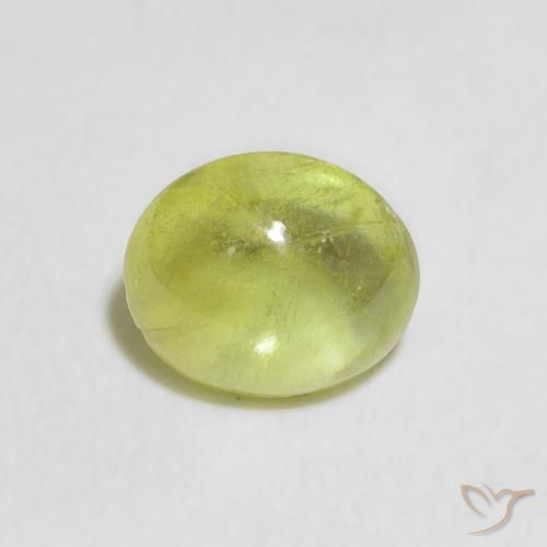1.32ct 자연스러운 연한 초록색 스피네, 타원형, 투명한