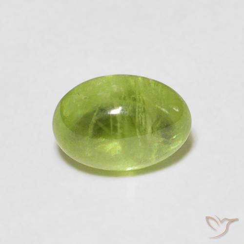 1.11ct 자연스러운 밝은 녹색 스피네, 타원형, 투명한