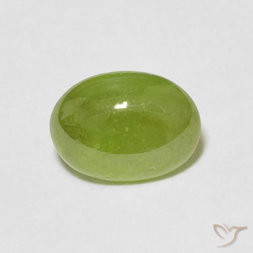 1.20ct 자연스러운 미디엄 그린 스피네, 타원형, 투명한