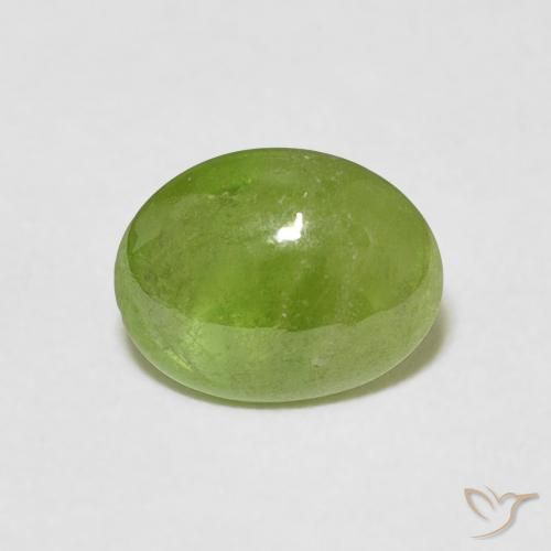 1.16ct 자연스러운 미디엄 그린 스피네, 타원형, 투명한