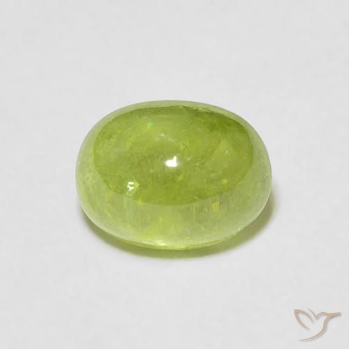 1.64ct 자연스러운 미디엄 그린 스피네, 타원형, 투명한