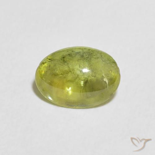 1.10ct 자연스러운 따뜻한 포레스트 그린 스피네, 타원형, 투명한