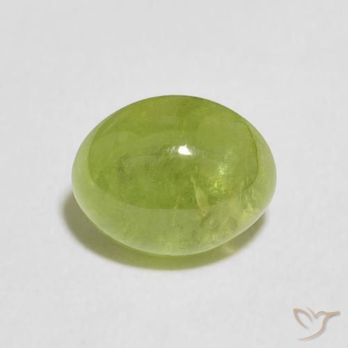2.03ct 자연스러운 미디엄 그린 스피네, 타원형, 투명한
