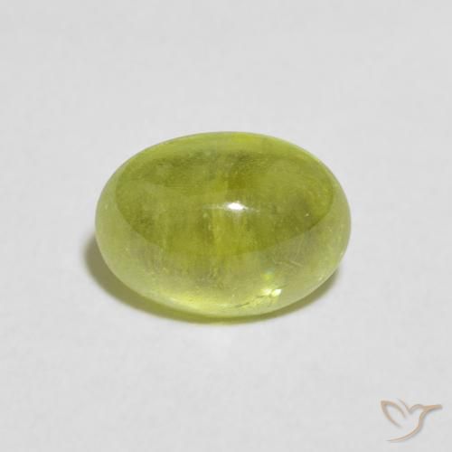 1.86ct 자연스러운 올리브 그린 스피네, 타원형, 투명한