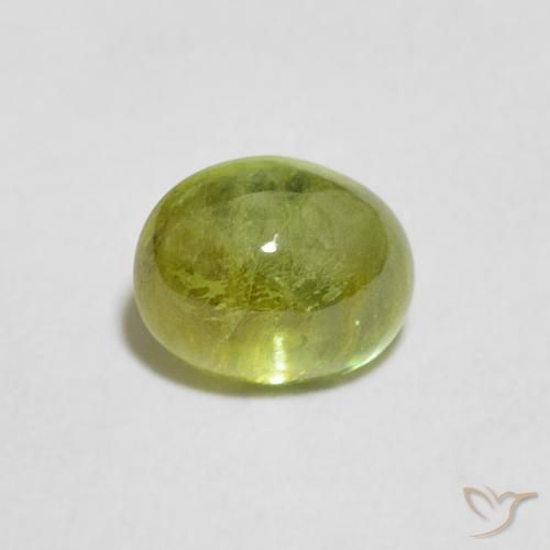 1.09ct 자연스러운 올리브 그린 스피네, 타원형, 투명한