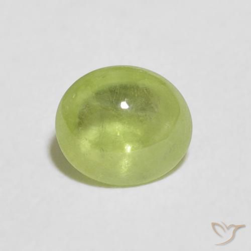 1.19ct 자연스러운 연한 초록색 스피네, 타원형, 투명한