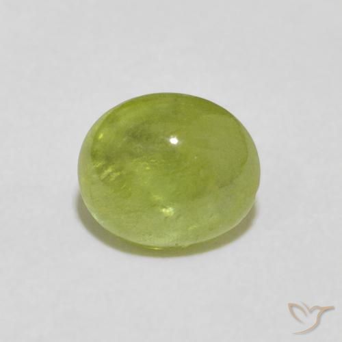 1.57ct 자연스러운 올리브 그린 스피네, 타원형, 투명한