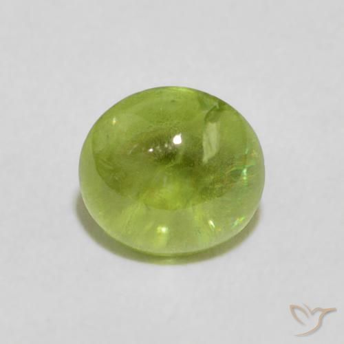 1.18ct 자연스러운 미디엄 그린 스피네, 타원형, 투명한