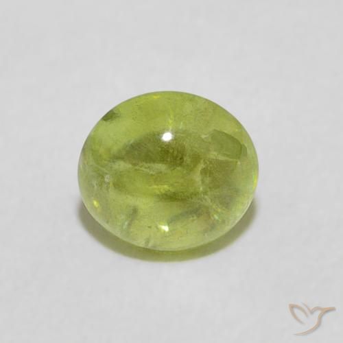 0.76ct 자연스러운 활기찬 녹색 스피네, 타원형, 투명한