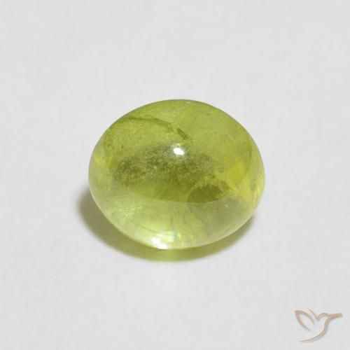 0.85ct 자연스러운 올리브 그린 스피네, 타원형, 투명한