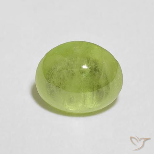 0.98ct 자연스러운 라이트 라이블리 그린 스피네, 타원형, 투명한