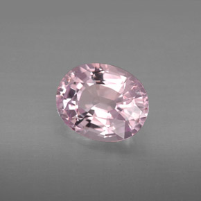 2.49캐럿 천연 라이트 퍼플 스피넬, 타원형 컷, 9.3×7.4 mm, VVS-VS