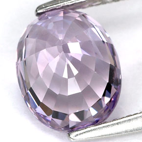 2.09캐럿 천연 바이올렛 스피넬, 타원형 컷, 8.5×6.7 mm, VVS