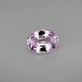 1.27캐럿 천연 핑크빛 퍼플 스피넬, 타원형 컷, 7.5×5.6 mm, VVS-VS