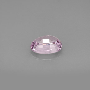 1.27캐럿 천연 핑크빛 퍼플 스피넬, 타원형 컷, 7.5×5.6 mm, VVS-VS