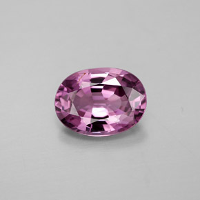 1.82캐럿 천연 핑크빛 바이올렛 스피넬, 타원형 컷, 8.8×6.6 mm, VVS