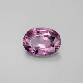 1.82캐럿 천연 핑크빛 바이올렛 스피넬, 타원형 컷, 8.8×6.6 mm, VVS