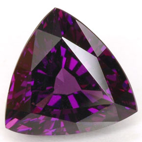 1.65캐럿 천연 바이올렛 스피넬, 트릴리언, 7.9×7.6 mm, VVS