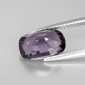 2.84캐럿 천연 딥 바이올렛 스피넬, 쿠션 컷, 10.4×6.6 mm, VS-SI