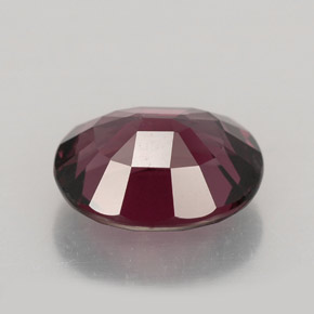 2.79캐럿 천연 보랏빛 레드 스피넬, 타원형 컷, 9.4×7.7 mm, VS-SI