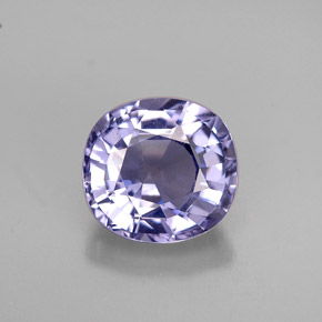 1.75캐럿 천연 바이올렛 스피넬, 쿠션 컷, 7.6×7.1 mm, VVS