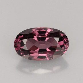 1.90캐럿 천연 레드 로즈 스피넬, 타원형 컷, 9.3×5.7 mm, VVS