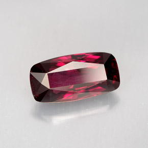 2.37캐럿 천연 보랏빛 레드 스피넬, 쿠션 컷, 10.8×5.5 mm, VVS-VS